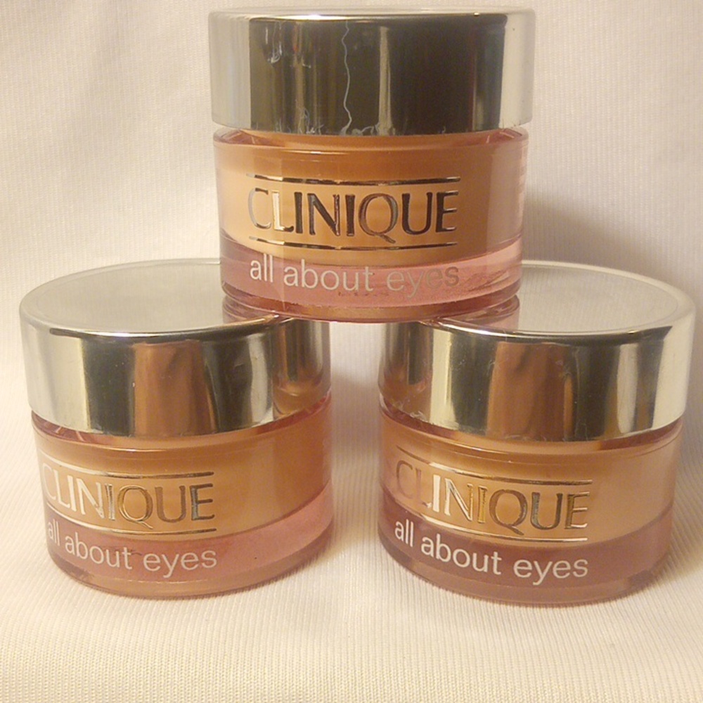 Clinique Eye Cream with Silver Lid, Reduce Puffiness,  lines,  1  jar .5 oz